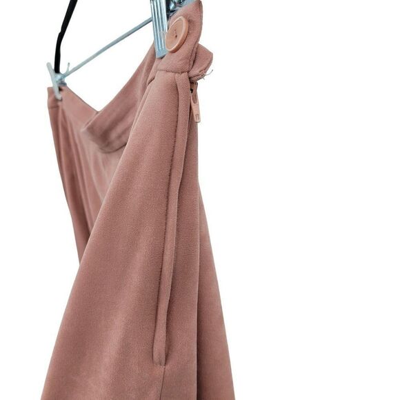 Vintage Pant Set 2pc 18 Pink Long Sleeve Grommet Zip Blazer High-rise Tapered - Picture 13 of 17